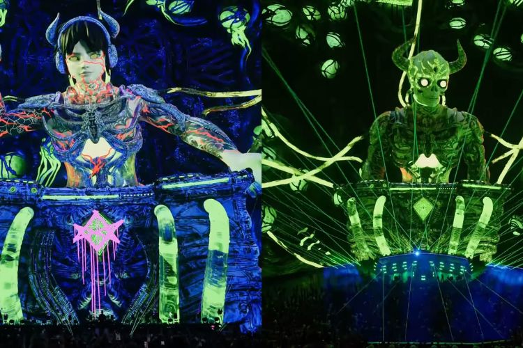 Karya Artist Asal Indonesia Muncul di Stage Bring Me The Horizon